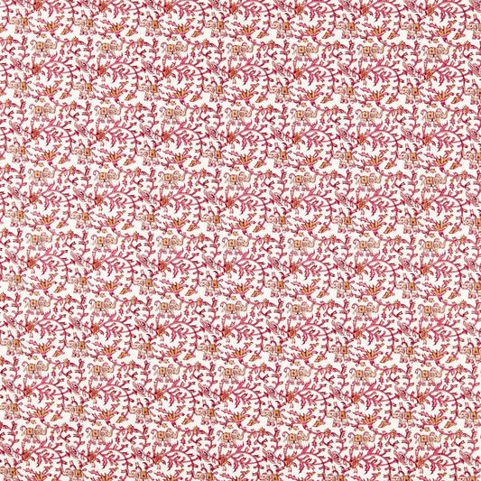 Clarke & Clarke Hathi Embroidery Raspberry