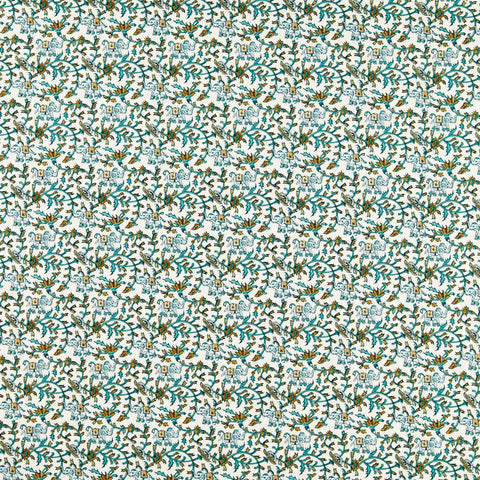 Clarke & Clarke Hathi Embroidery Teal