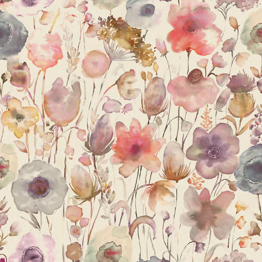 Voyage Maison Gospiana Fabric Boysenberry Linen