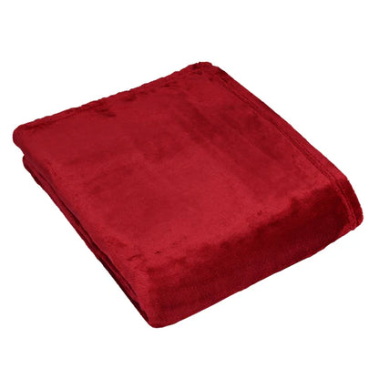 Riva Home Harlow Fleece Throw Red