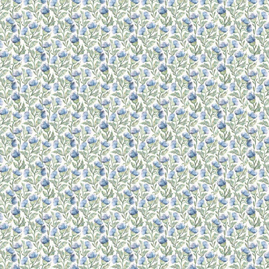 Voyage Maison Hawick Fabric Bluebell Cream