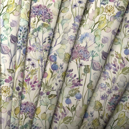 Voyage Maison Country Hedgerow Fabric Lilac Linen