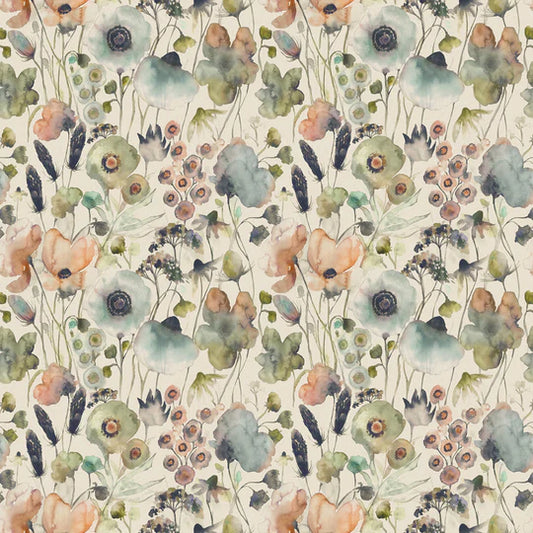 Voyage Maison Hibbertia Fabric Coral Cloud Linen