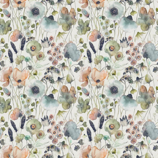 Voyage Maison Hibbertia Fabric Coral Cloud Cream