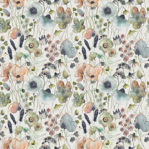 Voyage Maison Hibbertia Fabric Coral Cloud Cream