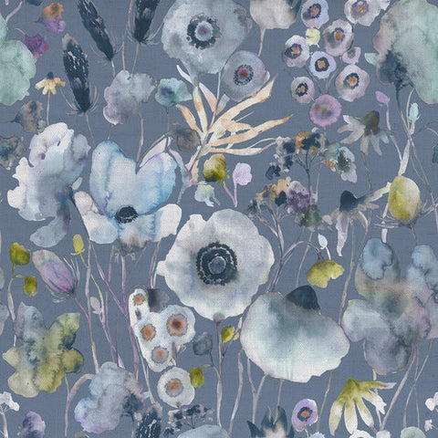 Voyage Maison Hibbertia Fabric Crocus Lake