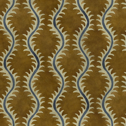 Linwood Helter Skelter Velvet Fire Retardant Turmeric
