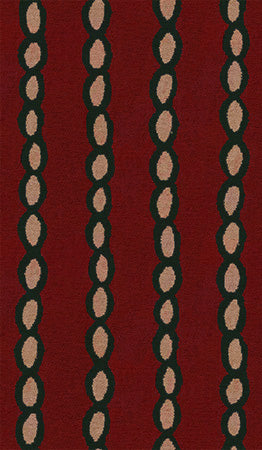 Art of the Loom Jaipur Stripe Scarlet