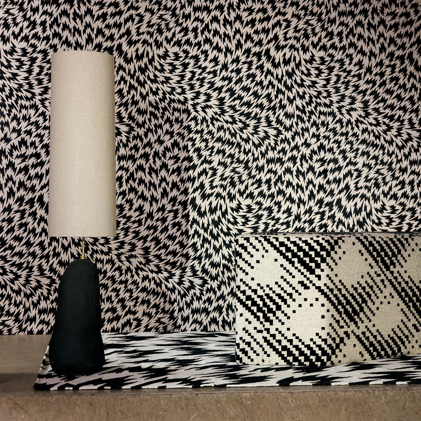Kirkby Design Quilted Mirage Monochrome