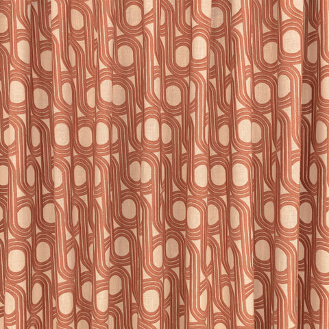 Kirkby Design Cornice Drape FR Sweet Potato