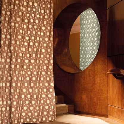Kirkby Design Cornice Drape FR Sweet Potato
