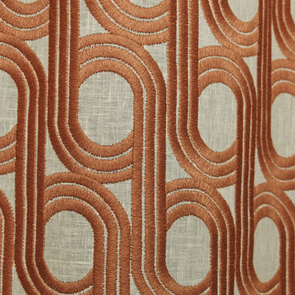 Kirkby Design Cornice Drape FR Sweet Potato