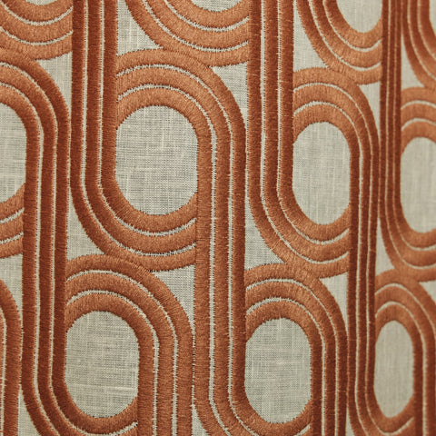 Kirkby Design Cornice Drape FR Sweet Potato