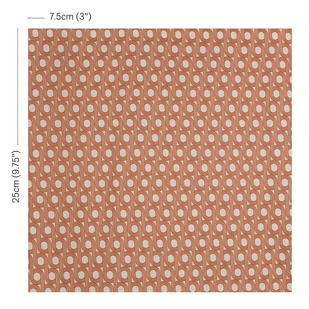 Kirkby Design Cornice Drape FR Sweet Potato
