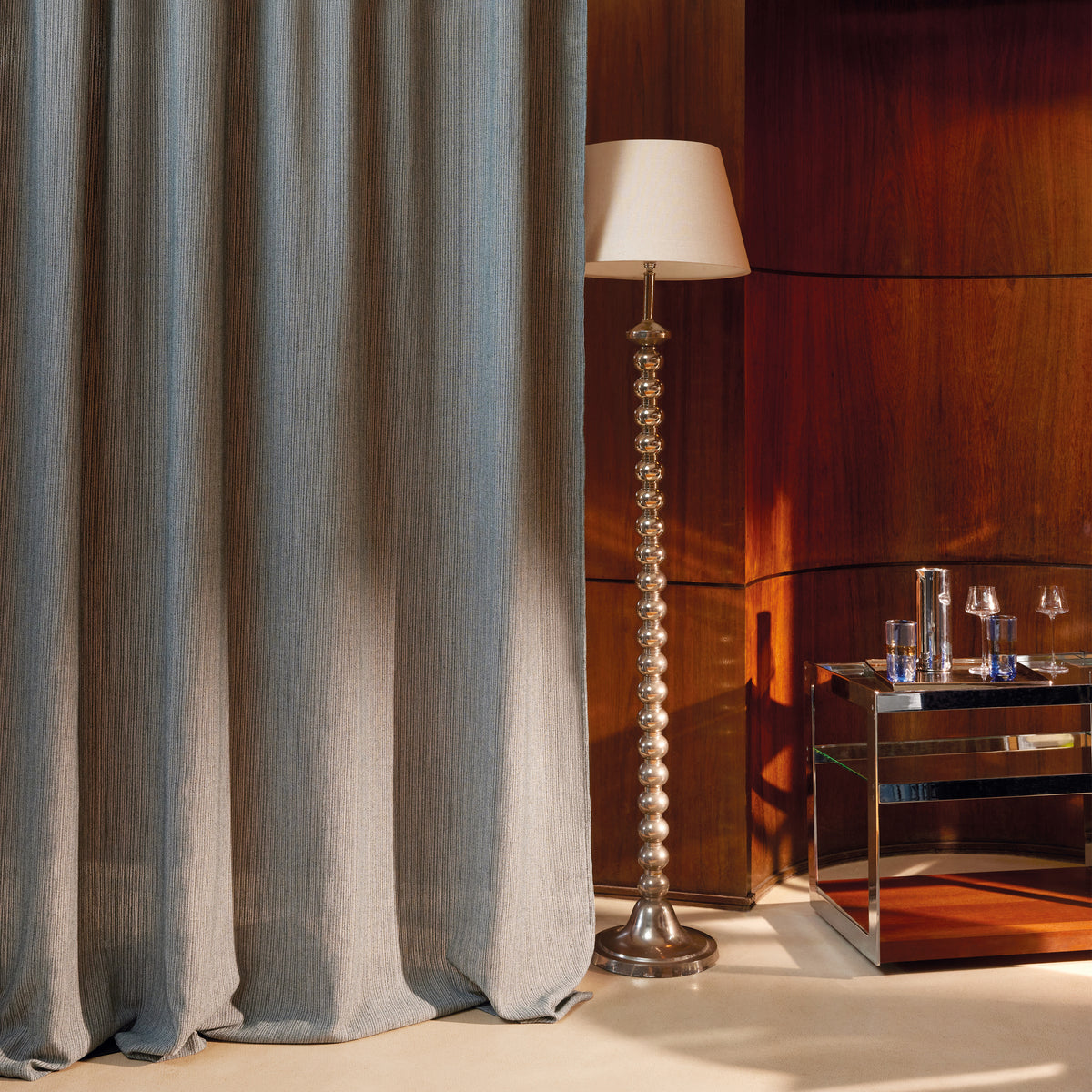 Kirkby Design Streamline Drape FR Kingfisher