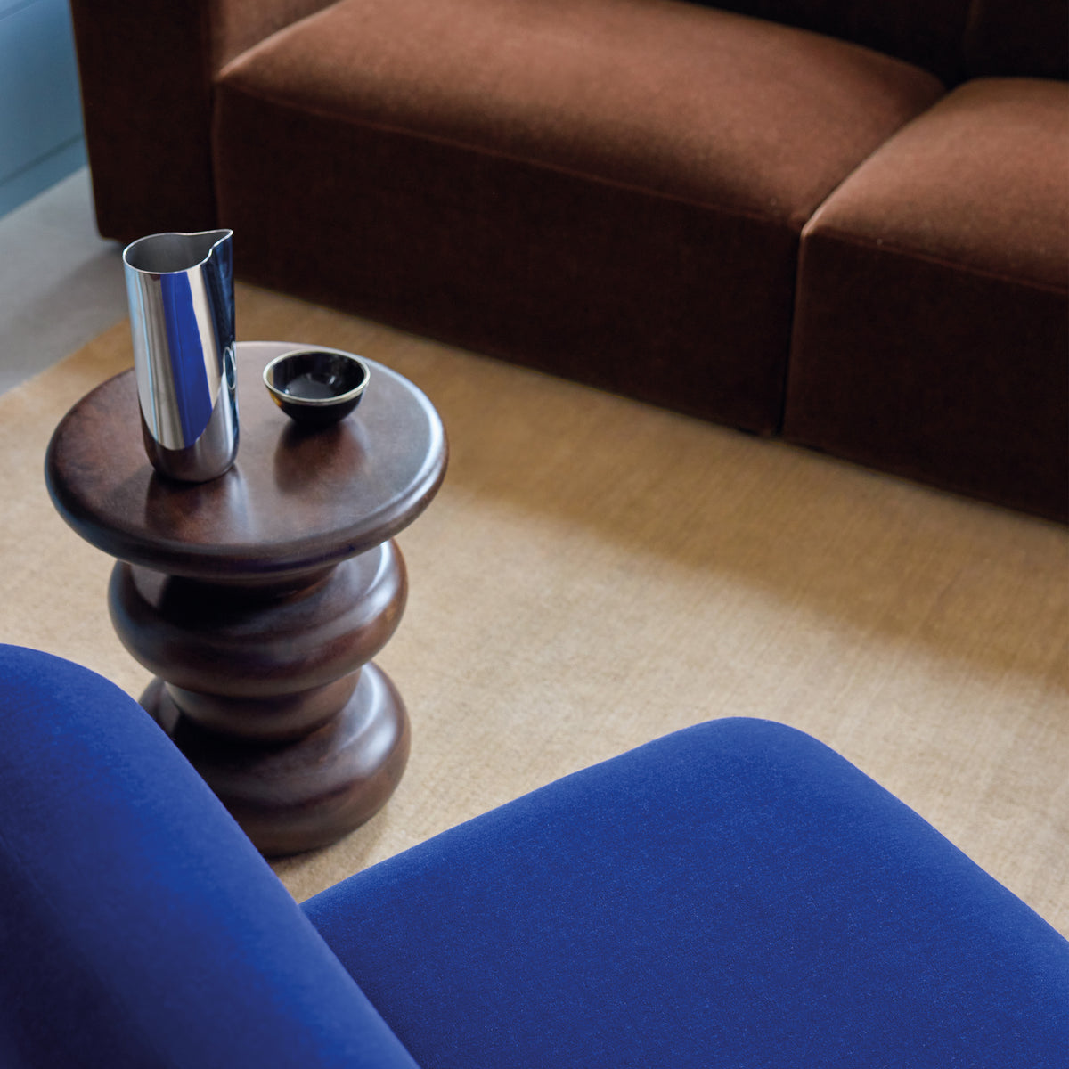 Kirkby Design Fuzzy Cobalt