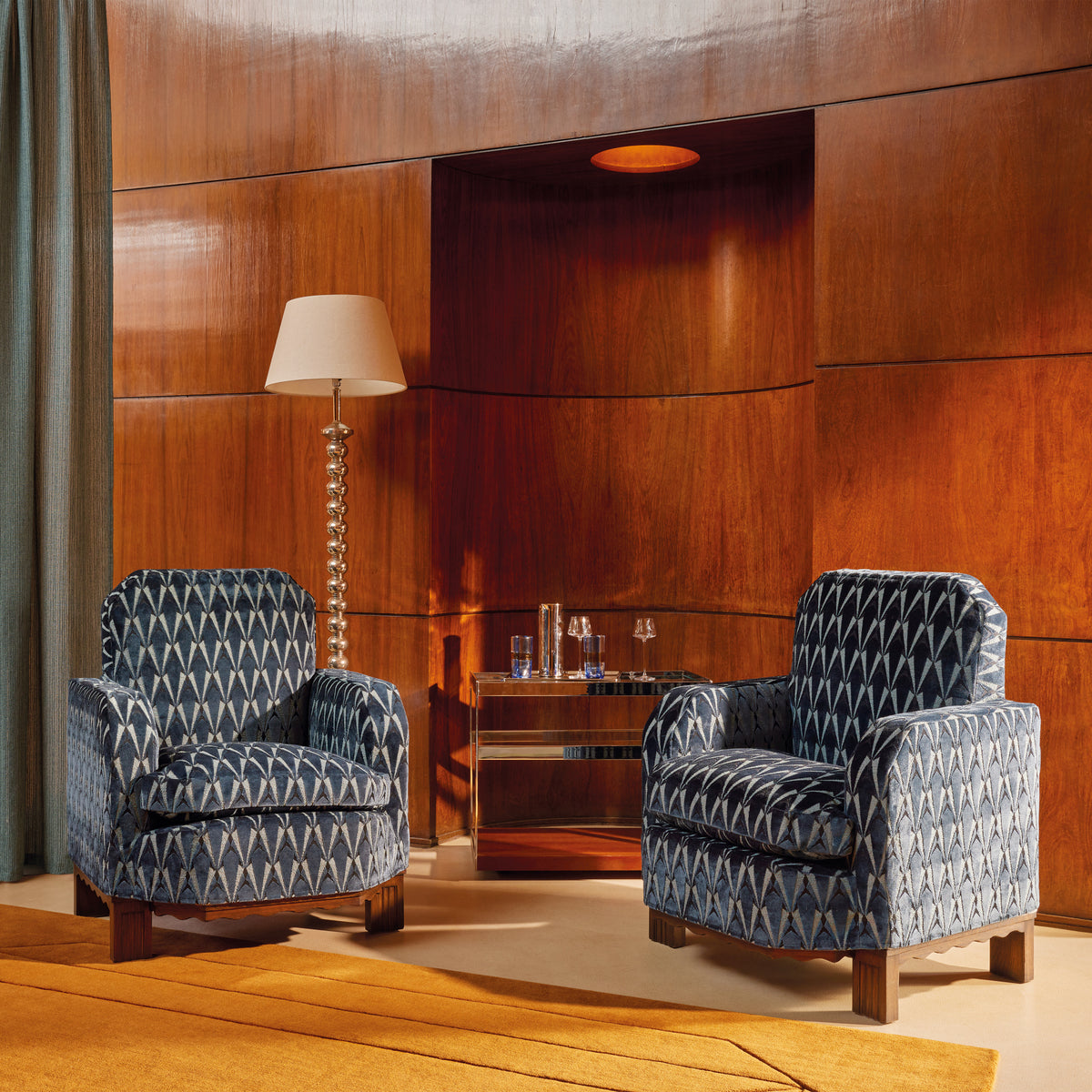 Kirkby Design Eventail FR Crib 5 Petrol