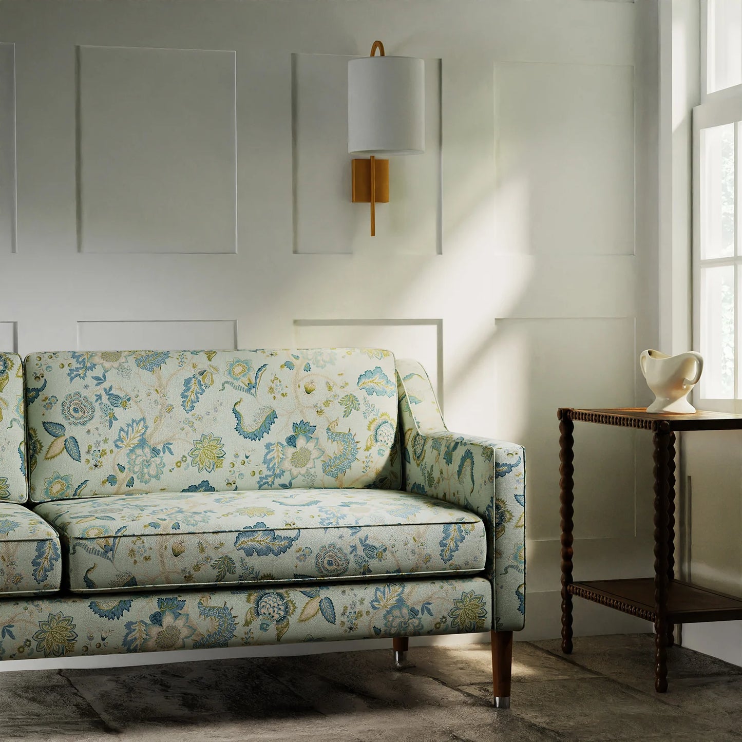 Linwood Kitty Aqua Leaf