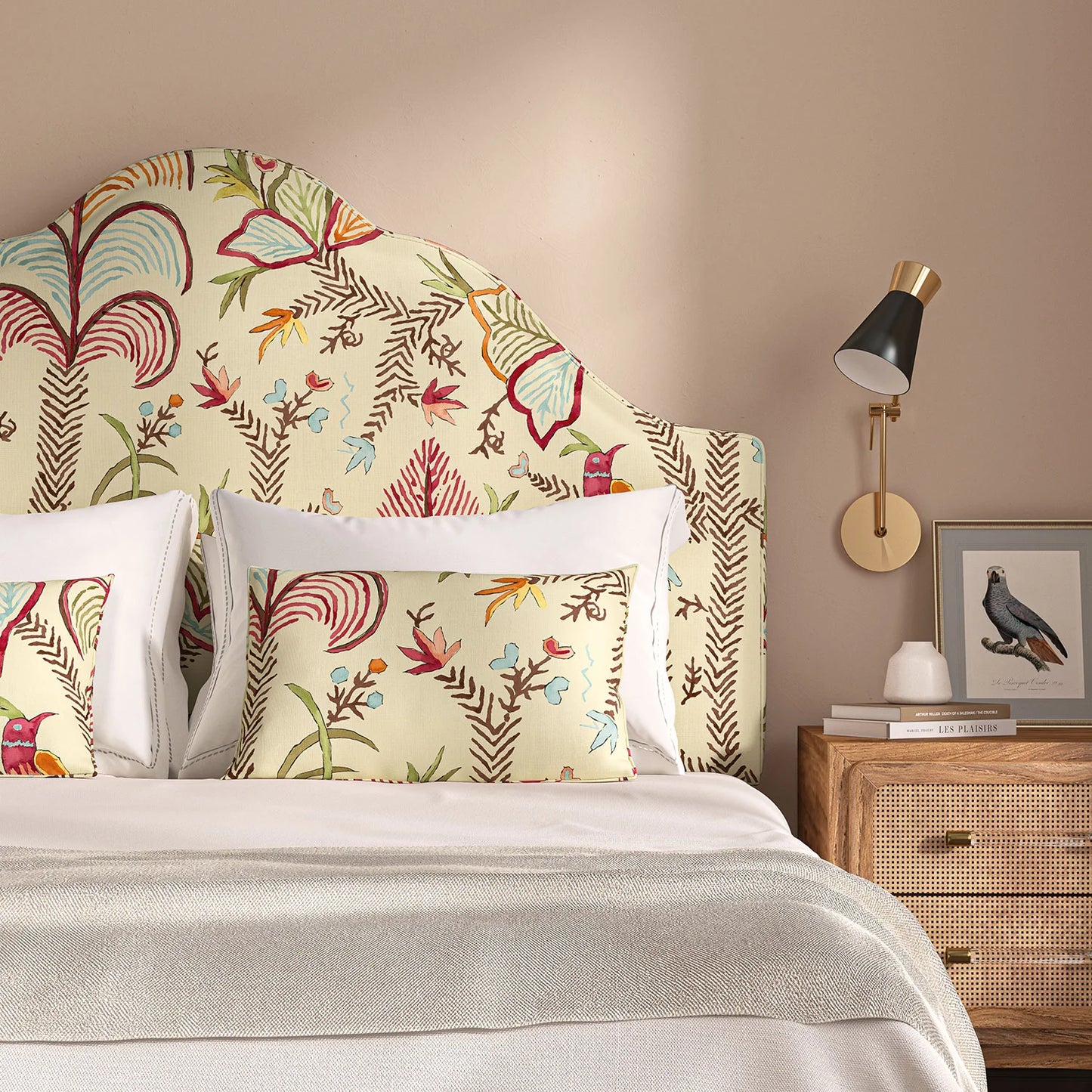 Linwood Songbird Linen Crimson