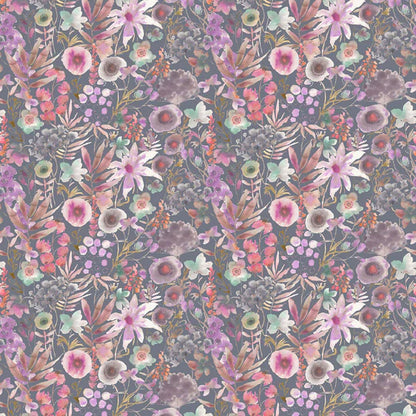 Voyage Maison Lomondra Fabric Apricot Navy