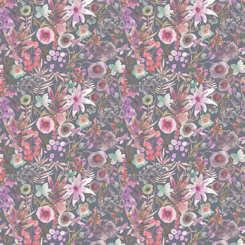 Voyage Maison Lomondra Fabric Apricot Navy