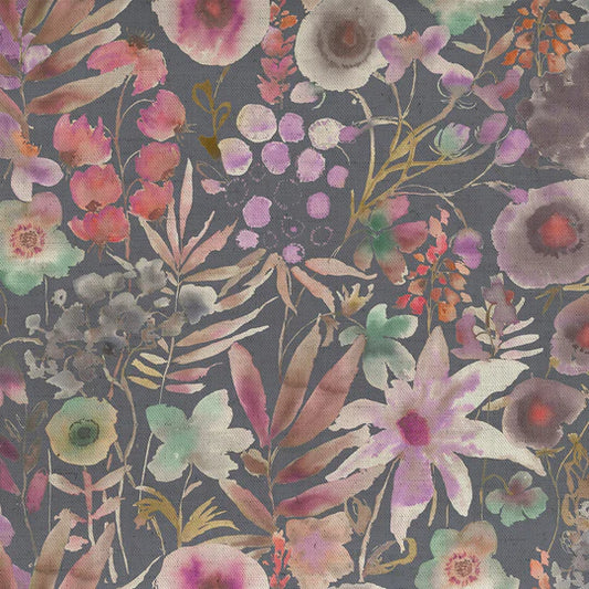 Voyage Maison Lomondra Fabric Apricot Navy