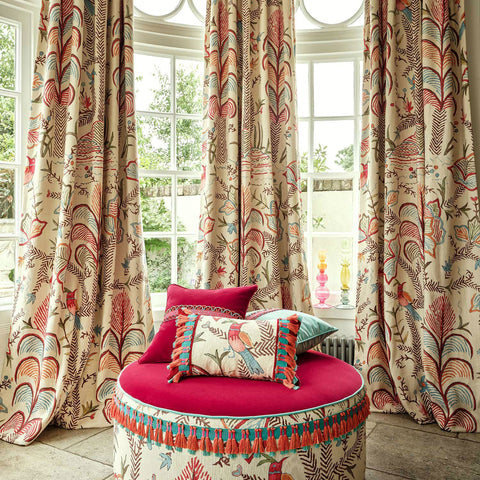 Linwood Songbird Linen Crimson