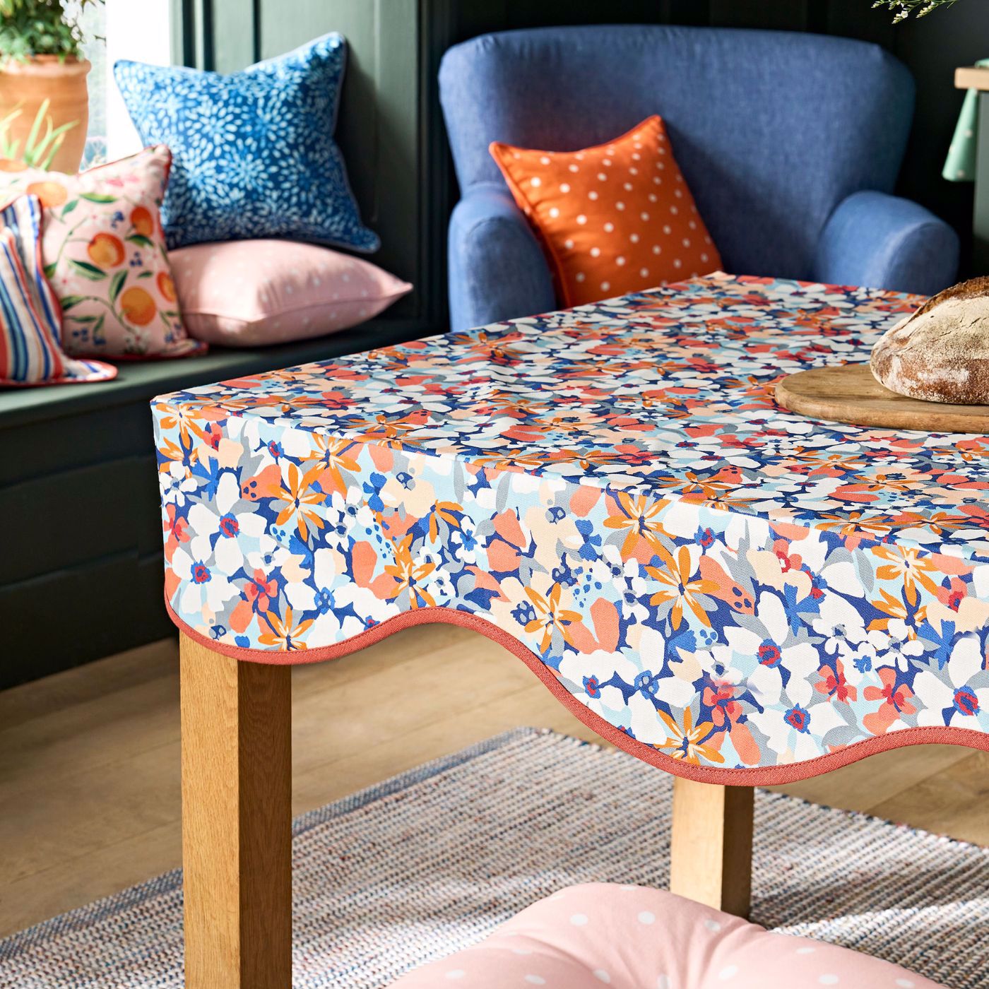 Clarke & Clarke Dotty Blush