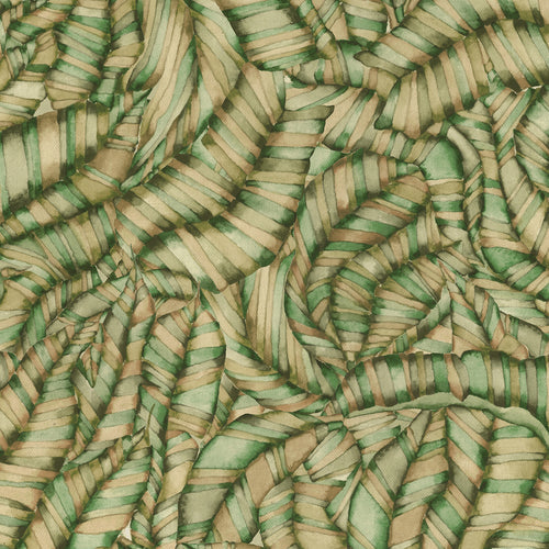 Voyage Maison Musa Printed Cotton Fabric Kiwi