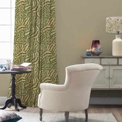 Voyage Maison Musa Printed Cotton Fabric Kiwi