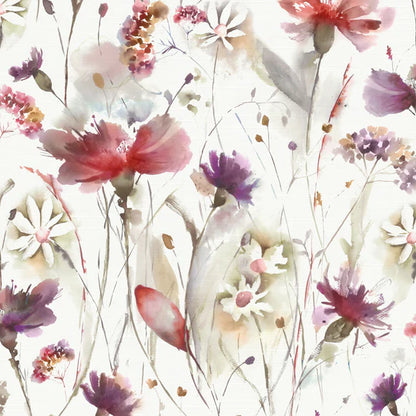 Voyage Maison Olearia Fabric Boysenberry Satin