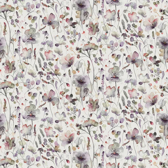 Voyage Maison Pimelea Fabric Boysenberry Cream