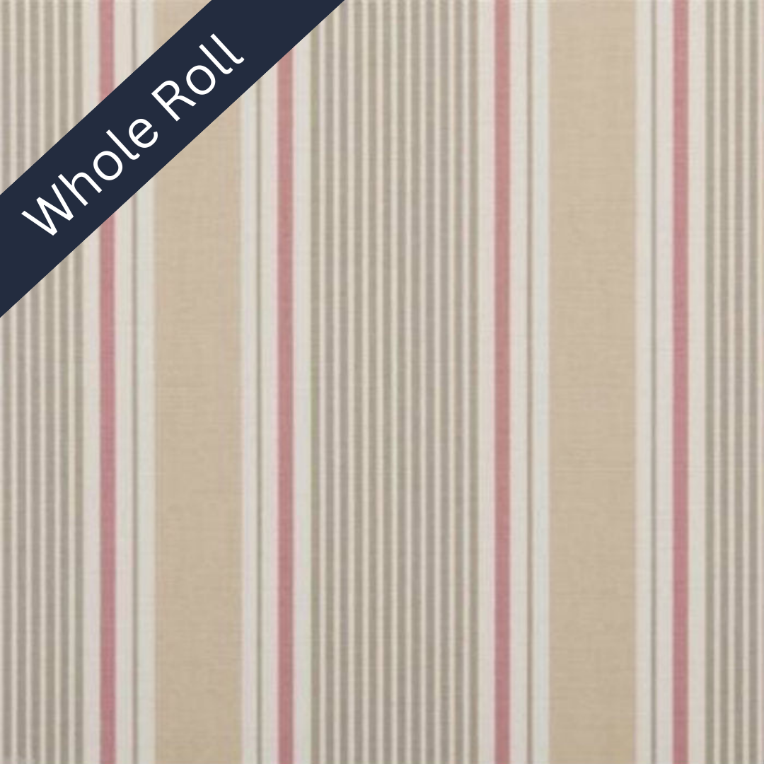 Clarke & Clarke Sail Stripe Sand - Whole Roll