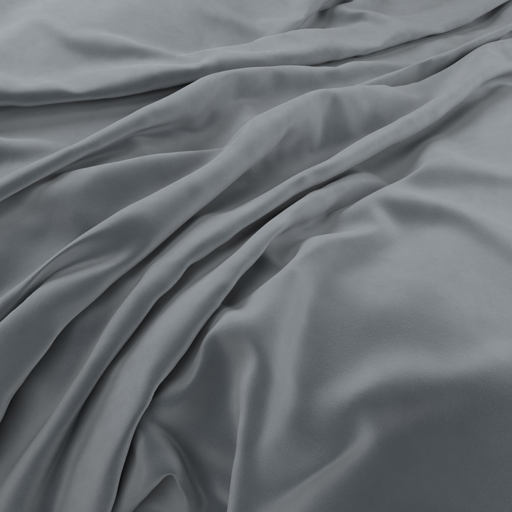 Warwick Plush Velvet  Steel