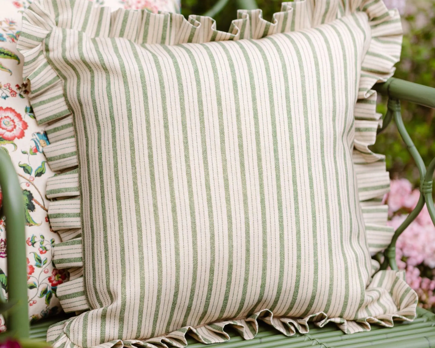 Sanderson Tetbury Stripe Outdoor Fern