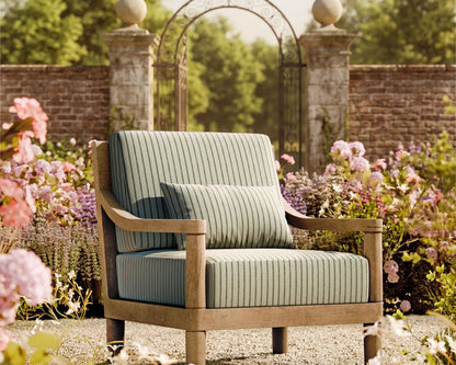 Sanderson Tetbury Stripe Outdoor Fern