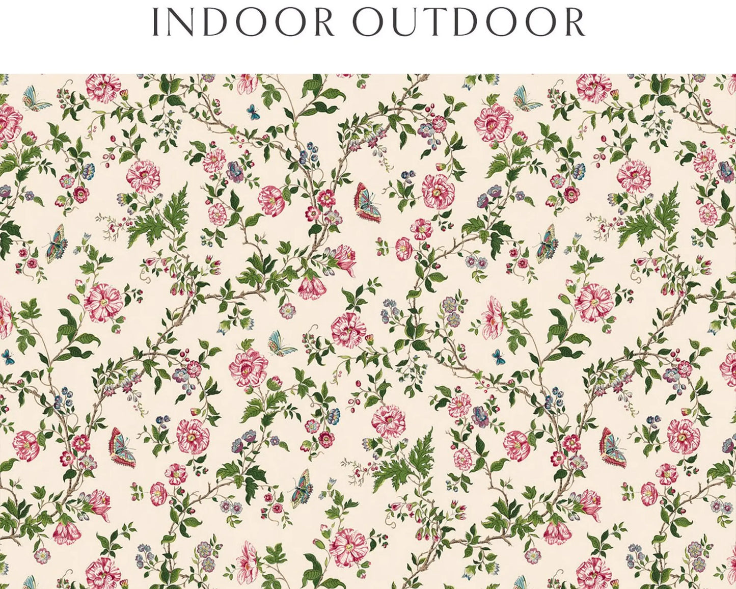 Sanderson King's Rose Outdoor Chintz