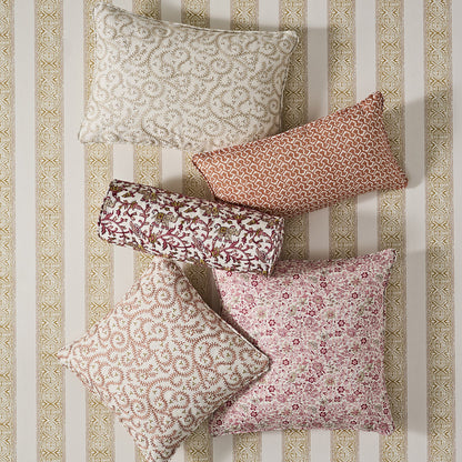 Clarke & Clarke Hathi Embroidery Raspberry