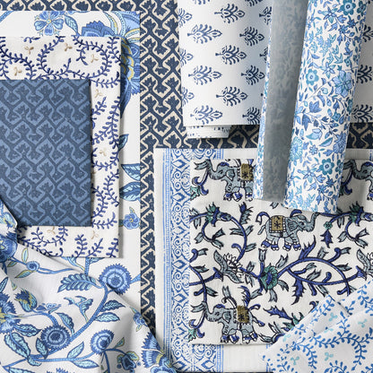 Clarke & Clarke Buta Cobalt