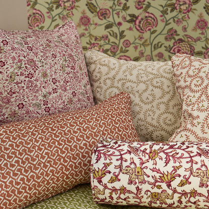 Clarke & Clarke Buta Embroidery Natural