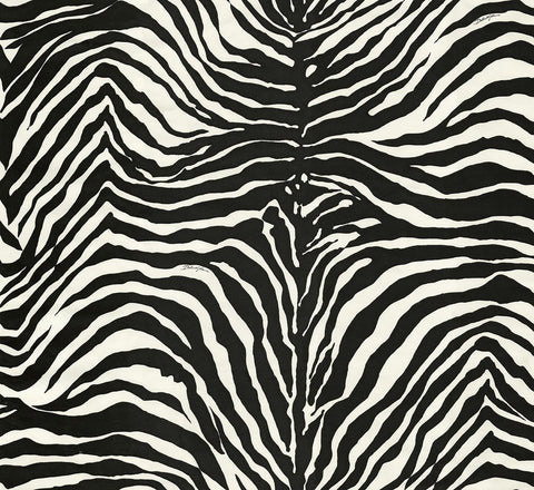 Today Interiors Dolce and Gabbana – Zebra Dolce – Ivory/Black Wallpaper Whole Roll