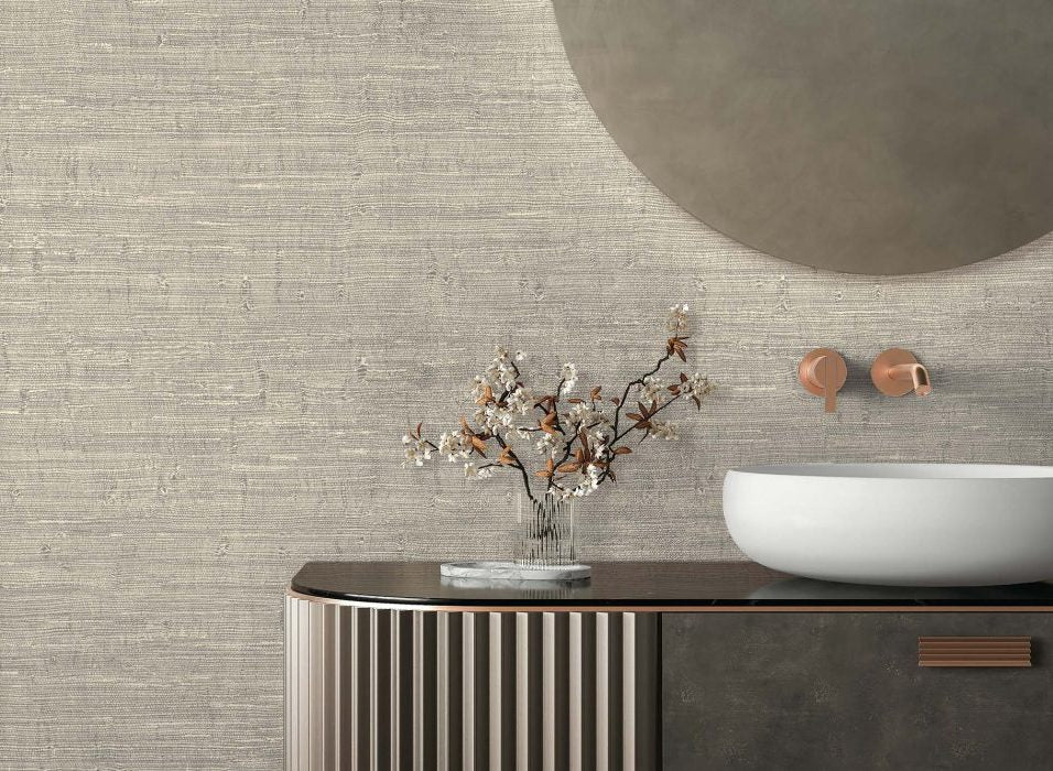 Today Interiors – Fibers and Threads –  TH90402 – Vinyl- 68.58cm x 8.2m- Whole Roll