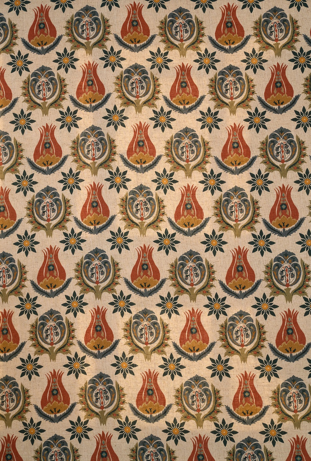 Chess Designs Talia Denim/ Cinnamon