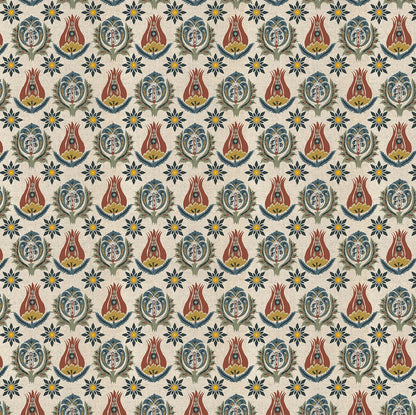 Chess Designs Talia Denim/ Cinnamon