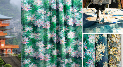 Fibre Naturelle Waterlily Navy