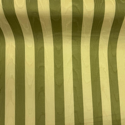 Two Tone Green Regency Stripe - Whole Roll 40m
