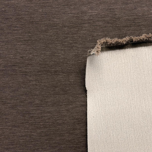 Moss Green/Brown Chenile Fabric - Whole Roll 28m