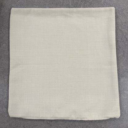 4x Clarke & Clarke Linoso Cushion Covers Cream 40x40cm