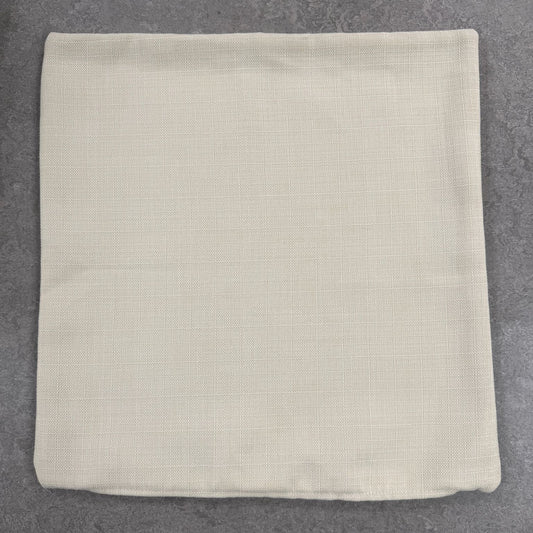 4x Clarke & Clarke Linoso Cushion Covers Cream 40x40cm