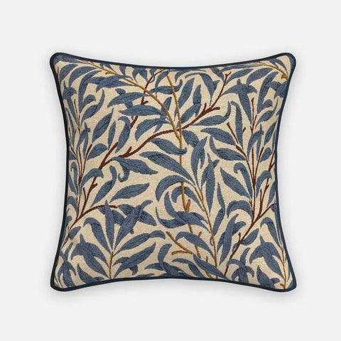 William Morris Thornbury Willow Tapestry Cobalt Cushion